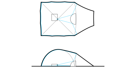 Tent installation schematic
